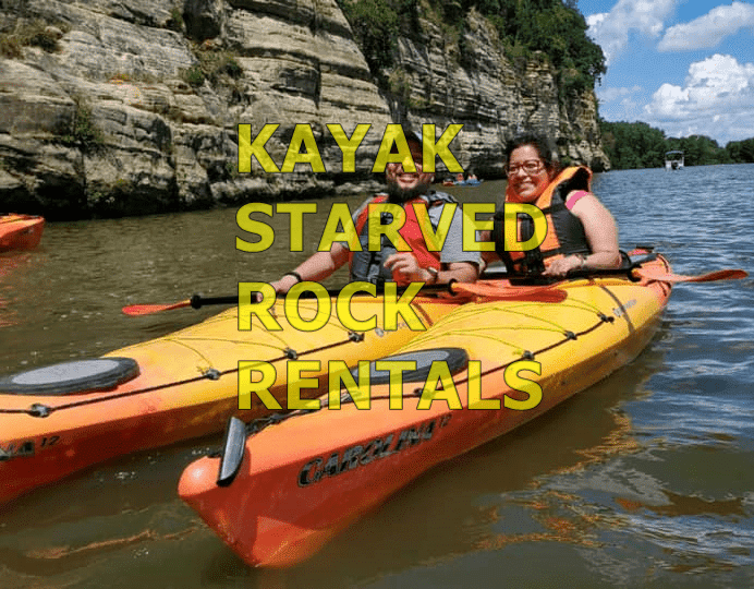 kayak starved rock rentals
